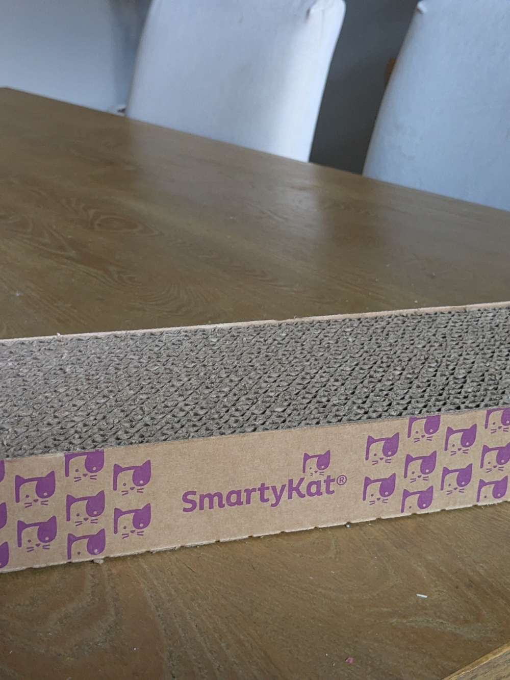 Purple Cardboard Cat Scratcher